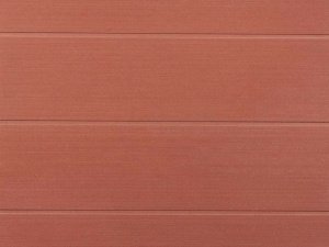 Фиброцементные плиты Duranit 061 Terracotta Stripes с полосчатыми углублениями