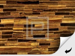 Крупноформатные панели Дюрамика с поверхностью из полудрагоценного камня Тигровый Глаз (Tiger Eye Gold)