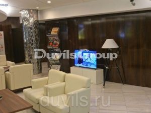 Применение HPL-панелей в VIP зоне терминала D аэропорта Шереметьево